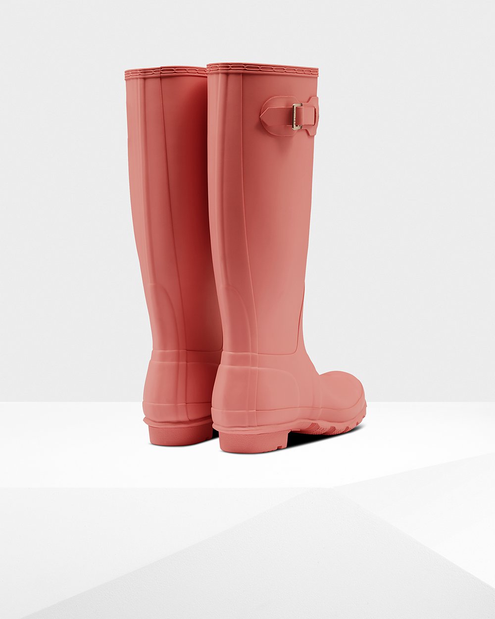 Botas de Lluvia Altas Hunter Mujer - Original - Rosas - WTDGFRL-37